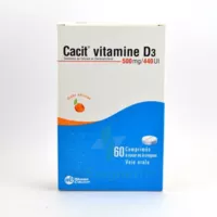 Cacit Vitamine D3 500 Mg/440 Ui, Comprimé à Sucer Ou à Croquer à Lherm