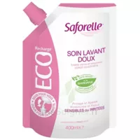 Saforelle Solution Soin Lavant Doux Eco-recharge/400ml à Lherm