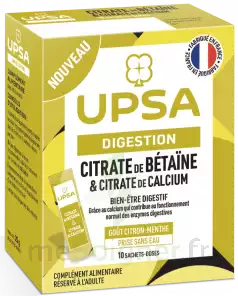 Upsa Citrate De Bétaïne & Citrate De Calcium Poudre 10 Sachets à Lherm