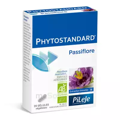 Pileje Phytostandard - Passiflore 20 Gélules Végétales à Lherm
